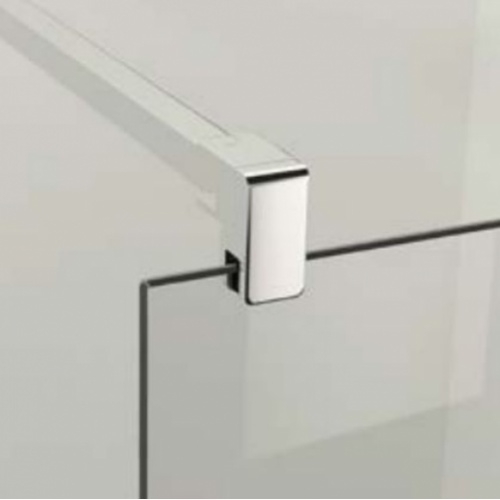 Paroi de douche fixe FADO Transparent - Argent - 110 cm FADO 4