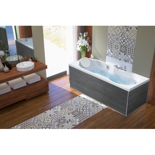 Tablier de façade DESIGN 190 cm - Bois Clair Romanza Vitalité_tablier bois fonce-Gauche Tablier de façade DESIGN 190 cm - Bois Clair Romanza Vitalité_tablier bois fonce-Gauche