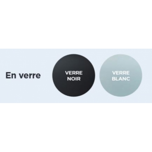Tablier de façade verre 170 cm - Noir Tabliers Verre Tablier de façade verre 170 cm - Noir Tabliers Verre