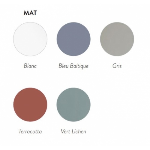 Meuble simple vasque galbé YLIADE 110 cm Gris Mat Coloris YLIADE Meuble simple vasque galbé YLIADE 110 cm Gris Mat Coloris YLIADE