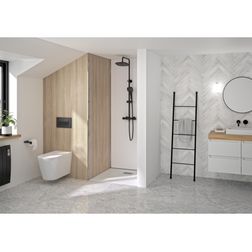 Panneau mural KINEWALL START Gris anthracite - L93 cm x1 Kinewall Start - blanc - bois - niche - 90x90