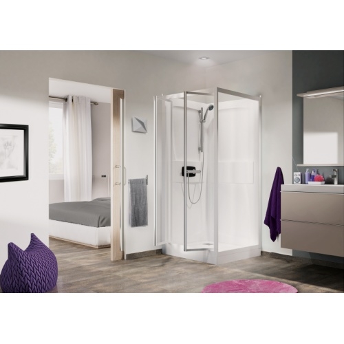 Cabine de douche Kineprime (9 cm) - 2 Portes - 80x80cm - Thermo Kineprime C - thermo - 2P Cabine de douche Kineprime (9 cm) - 2 Portes - 80x80cm - Thermo Kineprime C - thermo - 2P