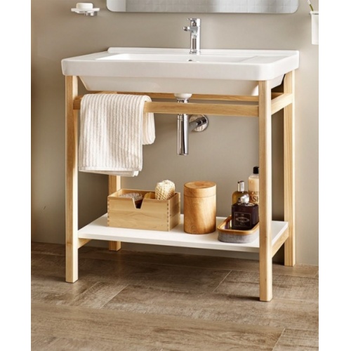 Lavabo sur pieds NATURA en frêne naturel 65 cm unik-natura-roca_l Lavabo sur pieds NATURA en frêne naturel 65 cm unik-natura-roca_l