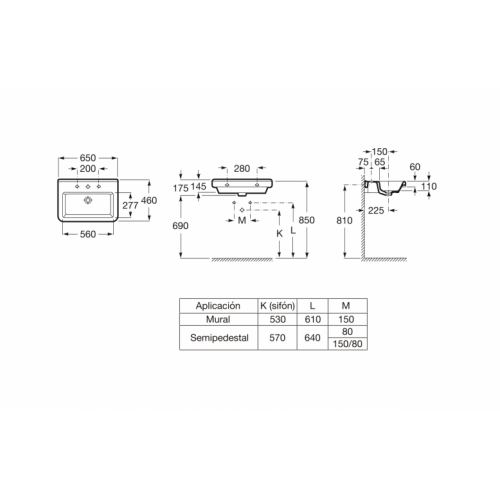 Lavabo sur pieds NATURA en frêne naturel 65 cm 327783xx0 Lavabo sur pieds NATURA en frêne naturel 65 cm 327783xx0