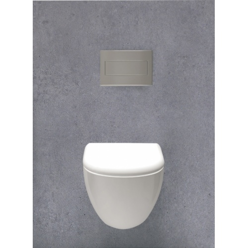 Habillage décoratif Bâti WC DECOFAST Cosy Béton Brut Béton brut - bati support Habillage décoratif Bâti WC DECOFAST Cosy Béton Brut Béton brut - bati support