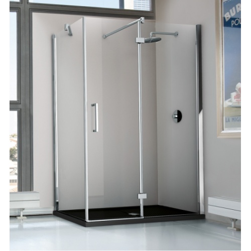 Porte d'angle CORAL 2P+F 120x80 droite