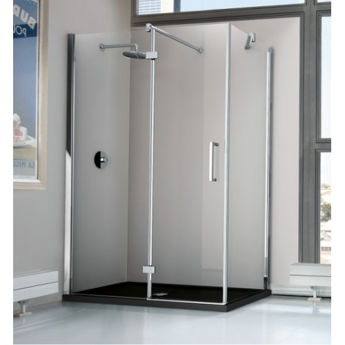 Porte d'angle CORAL 2P+F 120x80 gauche