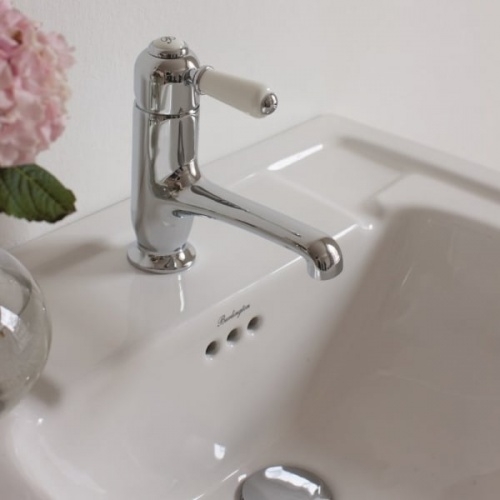 Mitigeur CHELSEA avec vidage tirette - Blanc CHELSA Ambiance Mitigeur CHELSEA avec vidage tirette - Blanc CHELSA Ambiance