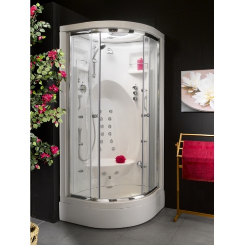 Cabine de douche à recyclage JEDO MOREA FITNESS 90X90