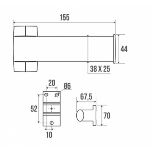 Distributeur papier WC ARSIS 049913 Schéma