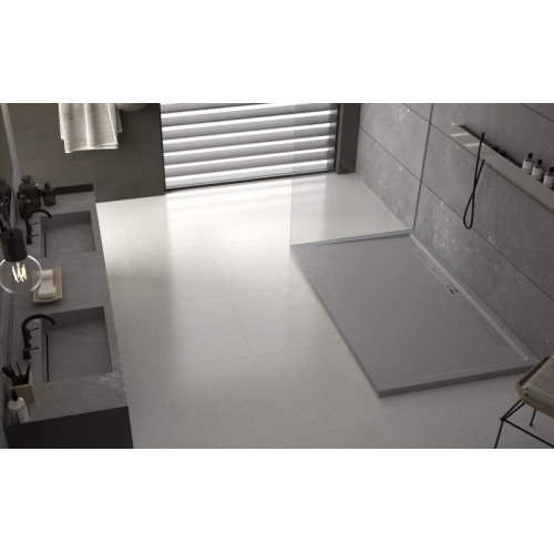 Receveur de douche CANTO LATERAL Ciment - 100x180 cm CANTO LATERAL CEMENTO Receveur de douche CANTO LATERAL Ciment - 100x180 cm CANTO LATERAL CEMENTO