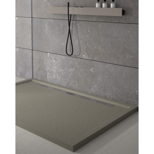 Receveur de douche CANTO LATERAL Ciment - 100x180 cm CANTO LATERAL MUSGO Receveur de douche CANTO LATERAL Ciment - 100x180 cm CANTO LATERAL MUSGO