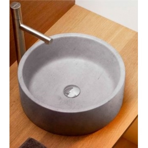 Vasque à poser en béton PESQUERA Gris 08050-gc Vasque à poser en béton PESQUERA Gris 08050-gc
