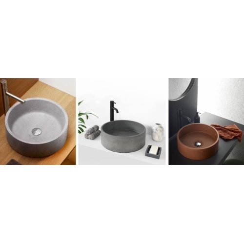 Vasque à poser en béton PESQUERA Gris PESQUERA Vasque à poser en béton PESQUERA Gris PESQUERA