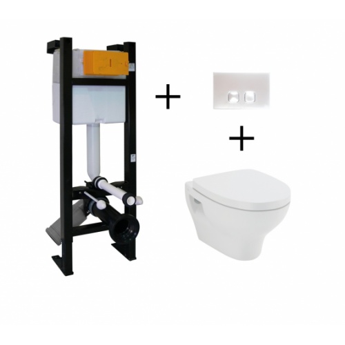 Pack WC Bâti-support Evo + Cuvette POP2 + Plaque Blanche** Pack WC Bâti-support Evo + Cuvette POP2 + Plaque Blanche**