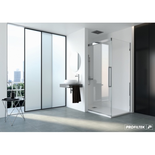 Paroi de douche VITA coulissante derrière mur - VA-211 VA211 VA290-Cromo-Transp-Oxford-A