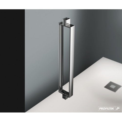 Paroi de douche VITA coulissante derrière mur - VA-211 Maneta Turin-Cromo Brillo