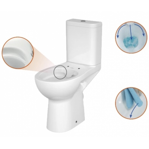 Pack WC au sol MYRA sans bride - Sortie Horizontale sans bride Pack WC au sol MYRA sans bride - Sortie Horizontale sans bride