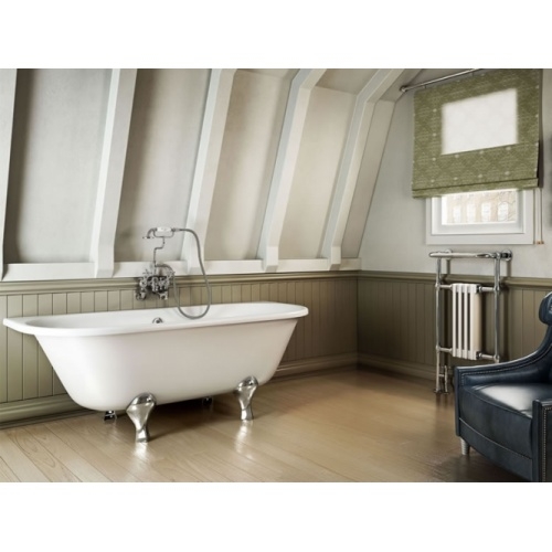 Baignoire Rétro AVANTGARDE avec pieds Arc Noir - Pose contre un mur T12D_L2C Baignoire Rétro AVANTGARDE avec pieds Arc Noir - Pose contre un mur T12D_L2C