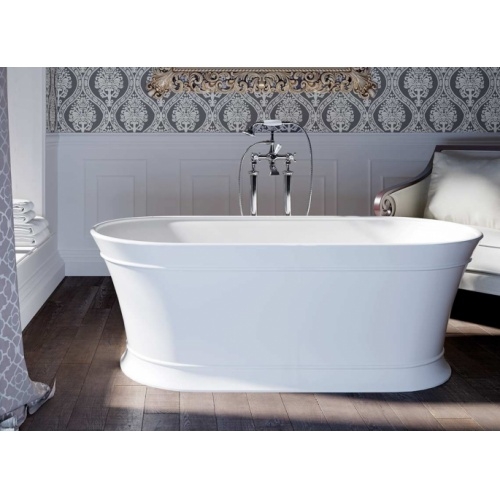 Baignoire îlot INGRID Rétro 170x80 cm - Blanc Brillant Ingrid Baignoire îlot INGRID Rétro 170x80 cm - Blanc Brillant Ingrid