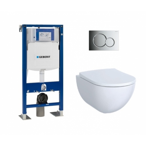 Pack Geberit UP320 + Cuvette sans bride ACANTO + Plaque Sigma Chromé Brillant Pack Geberit UP320 + Cuvette sans bride ACANTO + Plaque Sigma Chromé Brillant