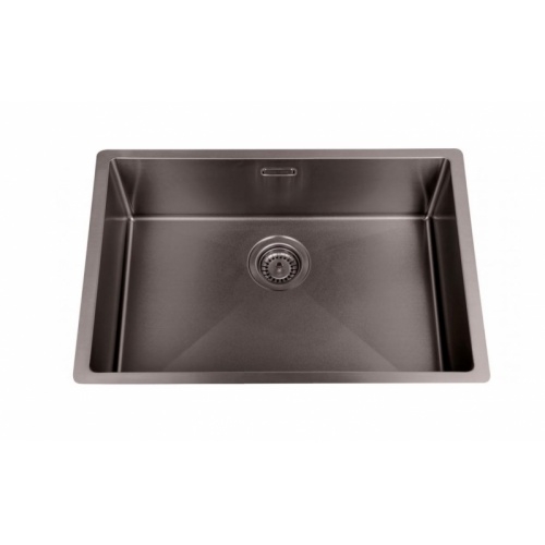 Cuve sous-plan MONACA en inox L66cm Gun Metal MONACA EV620088M Cuve sous-plan MONACA en inox L66cm Gun Metal MONACA EV620088M
