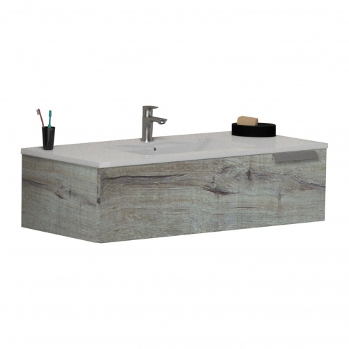 Meuble vasque INFINI 1T 100cm Edelweiss - Fabriqué en France INFINI 1T 100_Edelweiss Meuble vasque INFINI 1T 100cm Edelweiss - Fabriqué en France INFINI 1T 100_Edelweiss