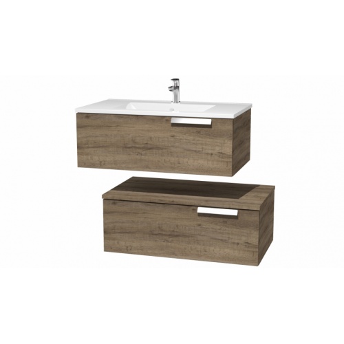 Ensemble meuble de salle de bains décalé INFINI 80cm Pitaya avec miroir KATHY INFINI Décalé 80_Pitaya Ensemble meuble de salle de bains décalé INFINI 80cm Pitaya avec miroir KATHY INFINI Décalé 80_Pitaya