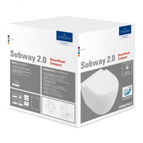 Cuvette sans bride Compact SUBWAY 2.0 5606FR Cuvette sans bride Compact SUBWAY 2.0 5606FR