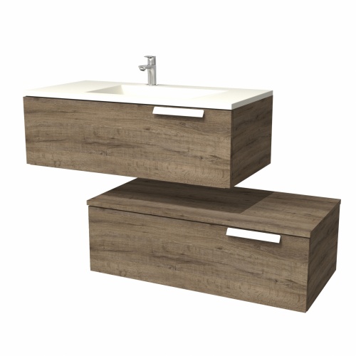 Ensemble meuble de salle de bains décalé INFINI 90cm Pitaya INFINI 90 Décalé Pitaya Ensemble meuble de salle de bains décalé INFINI 90cm Pitaya INFINI 90 Décalé Pitaya