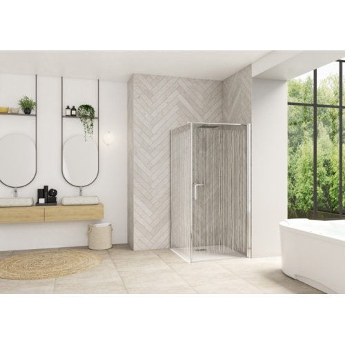 Paroi simple pivotante SOLO P Chromé - Transparent - 75cm Smart_Design_ss_P+F_CBV Paroi simple pivotante SOLO P Chromé - Transparent - 75cm Smart_Design_ss_P+F_CBV