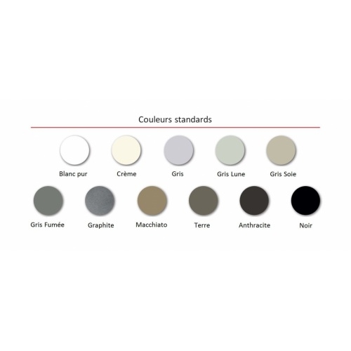 Structure design déco WC TULIP Ardoise Couleur standard Structure design déco WC TULIP Ardoise Couleur standard
