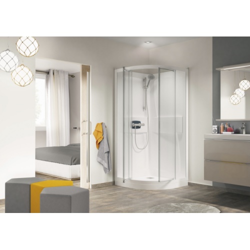 Cabine de douche Kineprime faible hauteur - Pivotante - 1/4 de Rond 90cm - Thermo Kineprime R - thermo - pivot Cabine de douche Kineprime faible hauteur - Pivotante - 1/4 de Rond 90cm - Thermo Kineprime R - thermo - pivot