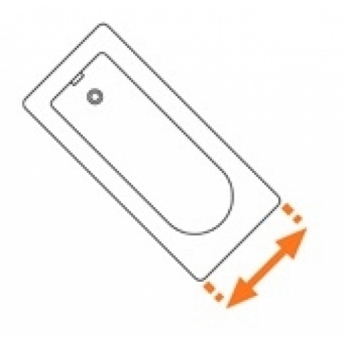 Tablier latéral pour baignoire CALOS - 80 cm* Tablier de retour Tablier latéral pour baignoire CALOS - 80 cm* Tablier de retour