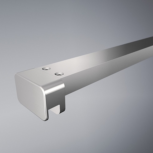 Paroi de douche BRUME Chromé avec volet pivotant - 120+34.5cm** 1 Paroi de douche BRUME Chromé avec volet pivotant - 120+34.5cm** 1