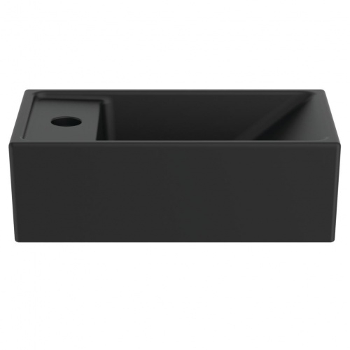 Lave-mains I LIFE S Noir mat - Version gauche E2113V3 (3) Lave-mains I LIFE S Noir mat - Version gauche E2113V3 (3)