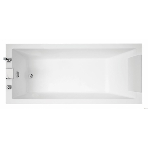 Baignoire rectangulaire CALOS 150x70 sans tablier - Blanc Mat CALOS 2 0 Vue dessus Baignoire rectangulaire CALOS 150x70 sans tablier - Blanc Mat CALOS 2 0 Vue dessus