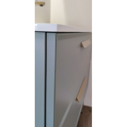 Meuble simple vasque 90cm EDGE Amande Mat et Gold mat (Sans miroir) IMG_20211215_131227 Meuble simple vasque 90cm EDGE Amande Mat et Gold mat (Sans miroir) IMG_20211215_131227