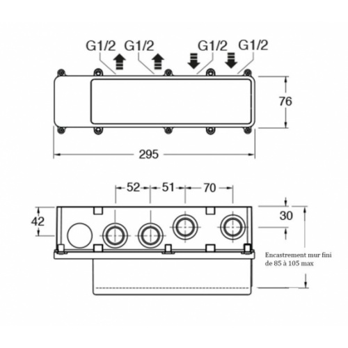 Box universelle THERMO TWIST 2 sorties Schéma CS61200 Box universelle THERMO TWIST 2 sorties Schéma CS61200