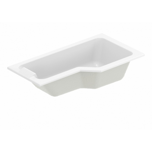 Baignoire asymétrique ARCADA 170x90 cm - Droite baignoire-asymetrique-droite-170x90cm-arcada-detoure3-245730