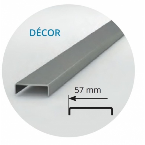 Receveur à carreler PANODUR LINEAL écoulement Linéaire 100x180 SH Barrette Décor