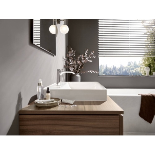 Mitigeur de lavabo VIVENIS 110 bec cascade Chromé avec vidage tirette* 75022000-Amb Mitigeur de lavabo VIVENIS 110 bec cascade Chromé avec vidage tirette* 75022000-Amb