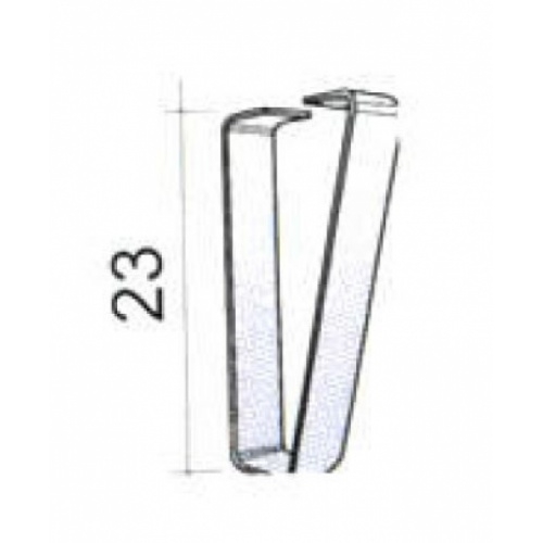 Lot de 2 pieds Trapèze - H23 cm** PICER Schéma