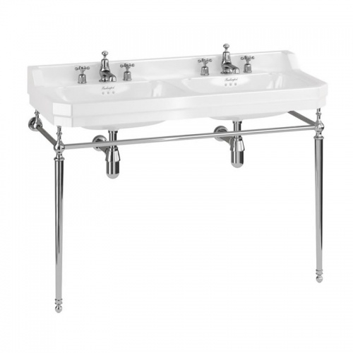 Vasque double 120 cm EDWARDIAN 3 trous B21 3TH_CO  Vasque double 120 cm EDWARDIAN 3 trous B21 3TH_CO