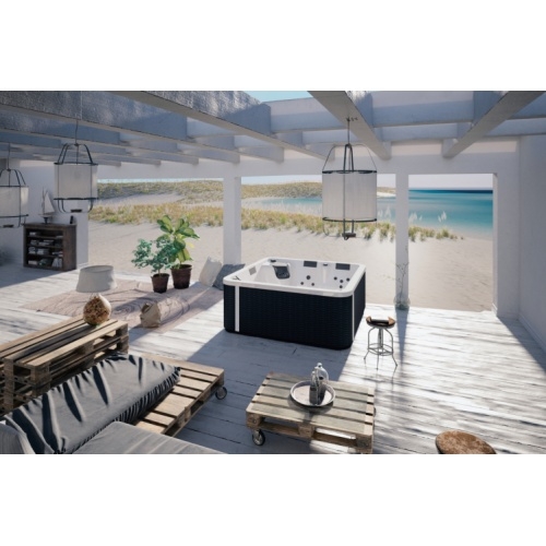 SPA 5 places - A400-2 - RELAX - Coque Alba A400-2 - tablier rattan SPA 5 places - A400-2 - RELAX - Coque Alba A400-2 - tablier rattan