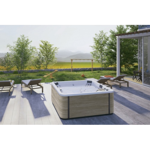 SPA 6 places - A500-2 - RELAX - Coque Blanc A500 - tablier bois