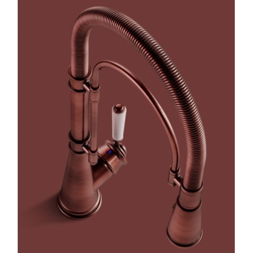 Mitigeur d'évier monocommande rétro CHARLIE Tuscany red CHARLIE Mitigeur d'évier monocommande rétro CHARLIE Tuscany red CHARLIE