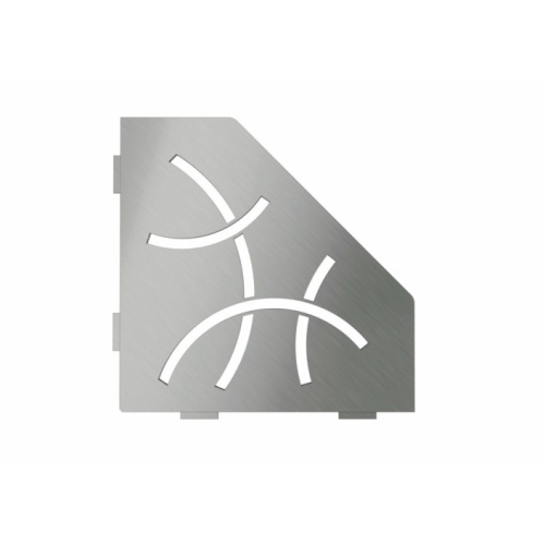 Tablette d'angle SHELF-E-S2 Curve Acier brossé SE-S2-D6-EB Tablette d'angle SHELF-E-S2 Curve Acier brossé SE-S2-D6-EB