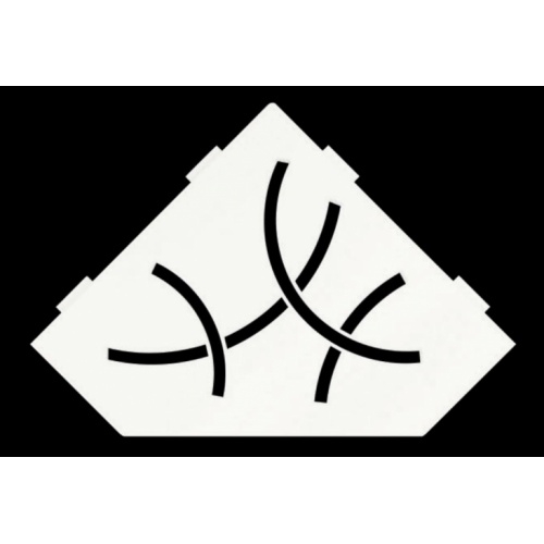 Tablette murale SHELF-E-S2 Curve Blanc Mat SE S2 D6 MBW Tablette murale SHELF-E-S2 Curve Blanc Mat SE S2 D6 MBW