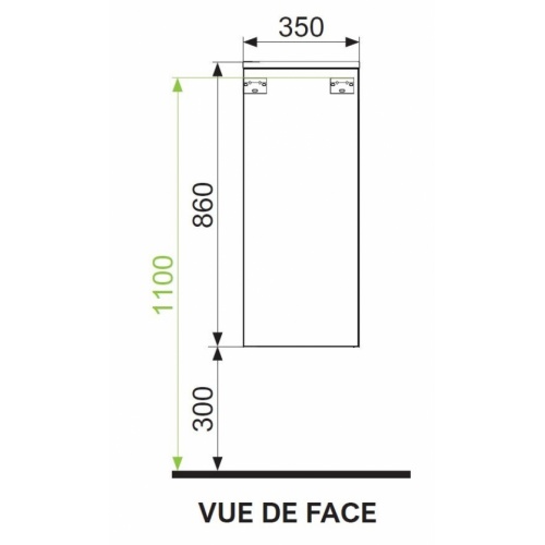 Demi-colonne RIVAGE 1 Porte DP35PM - Groupe 2 DP35PM Pose Demi-colonne RIVAGE 1 Porte DP35PM - Groupe 2 DP35PM Pose